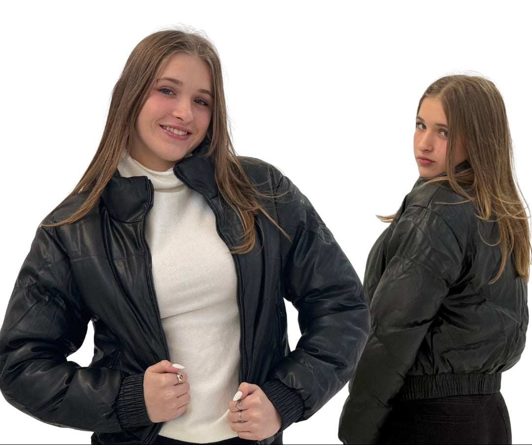 Campera Puffer Corta de Dama