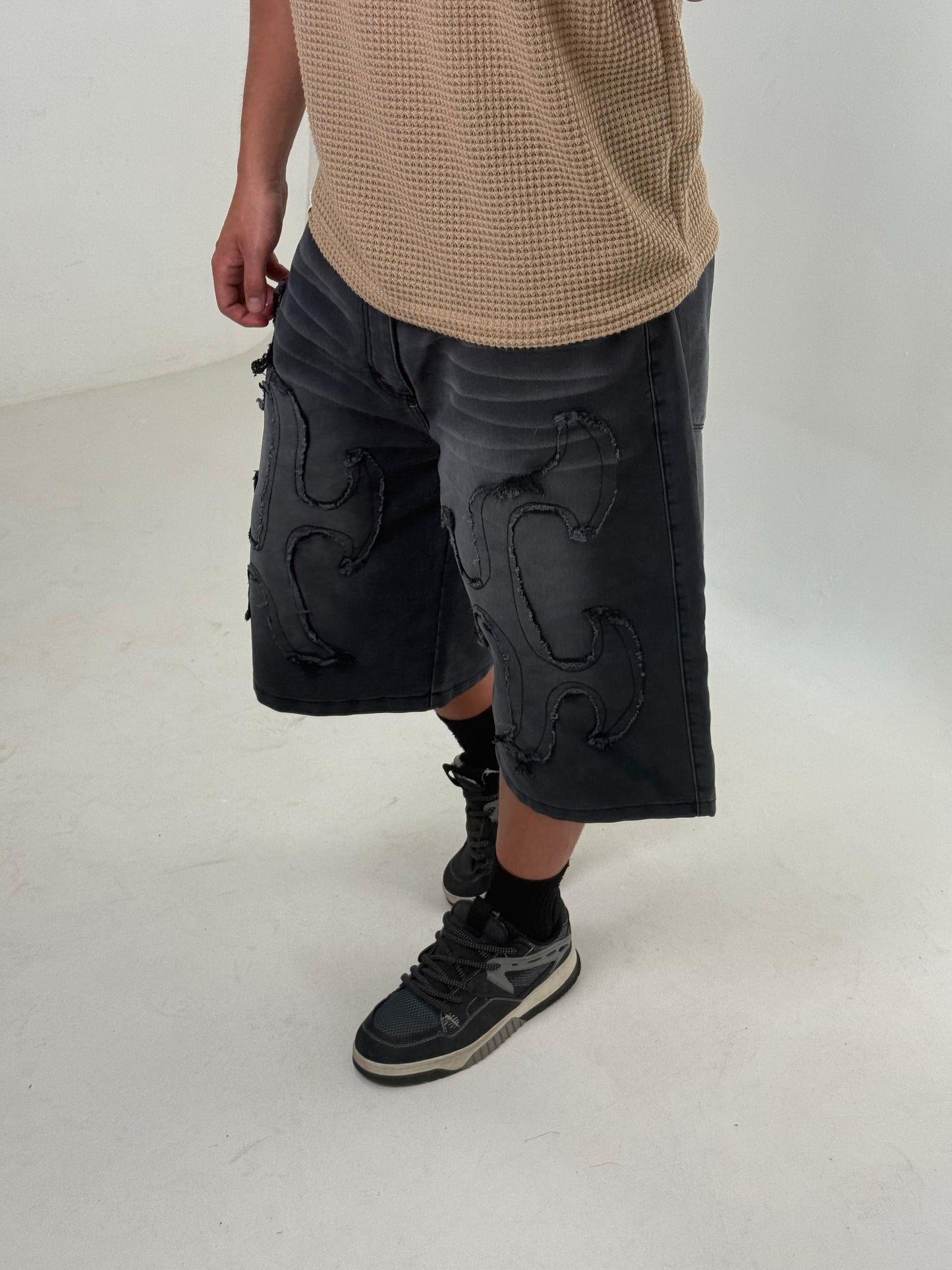 Bermuda Oversize Trash Black