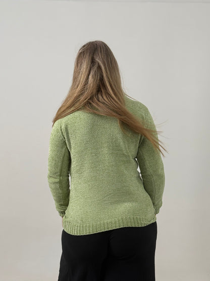 Sweater Tejido Cuello Polera Crudo – Abrigado y Clásico