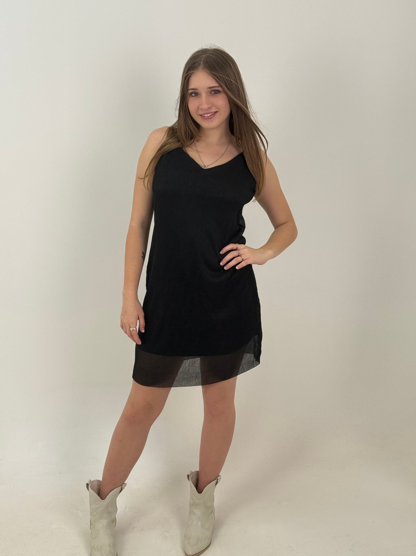 Vestido Tul Black