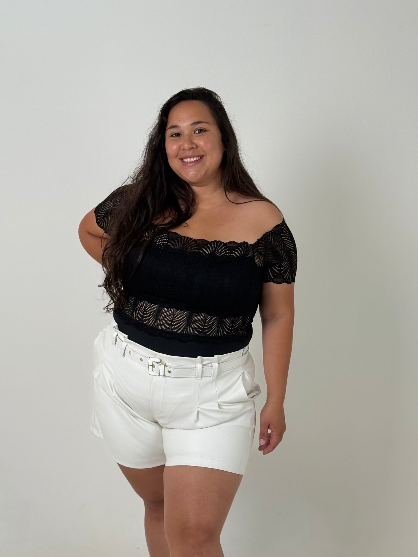 Body Manga Corta – Negro