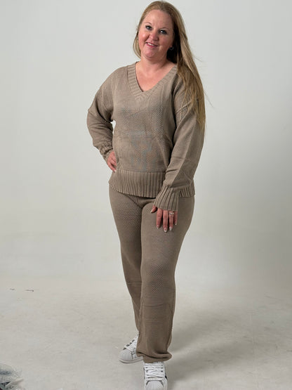 Conjunto Tejido Mujer – Set Abrigado y Súper Cómodo