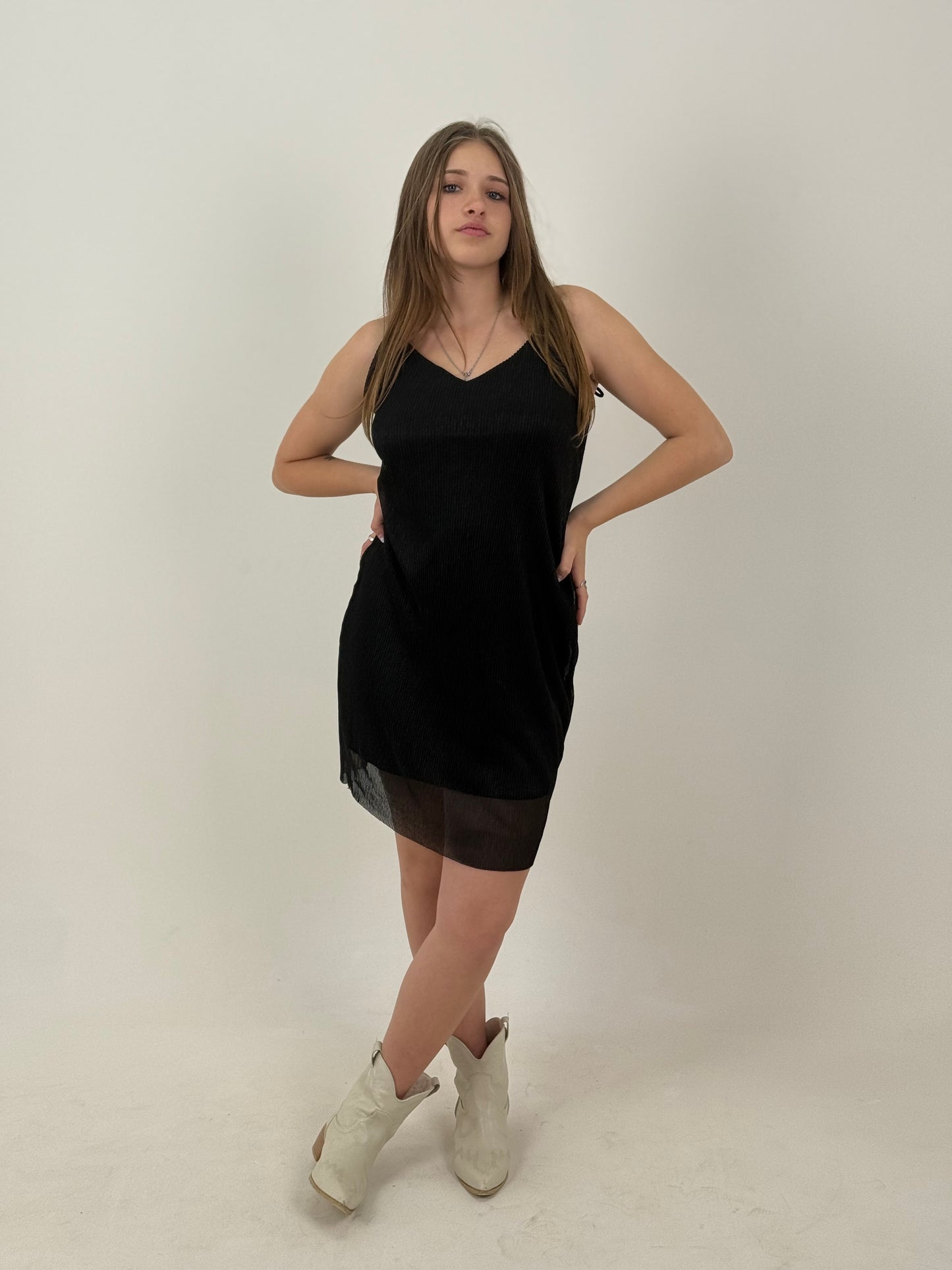 Vestido Tul Black