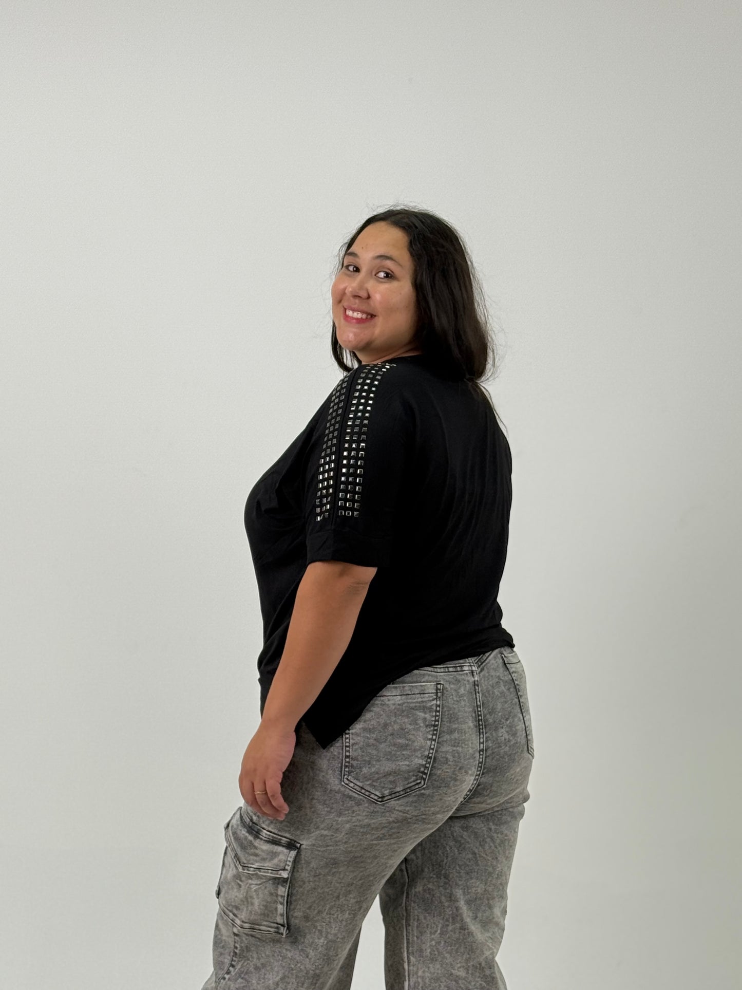 Remera Básica Modal – Negra