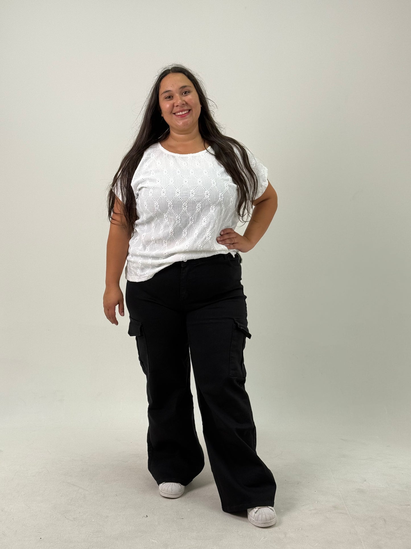 Remera Brodery – Blanca
