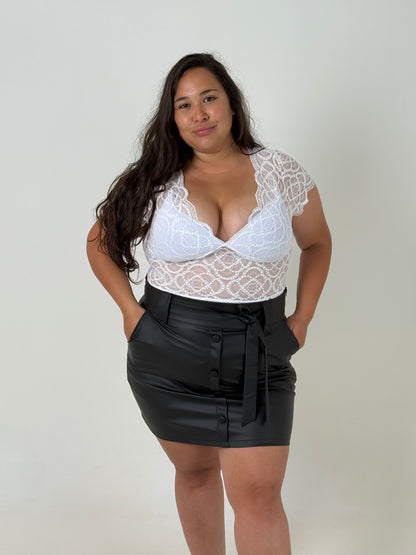 Body Manga Corta – Blanco