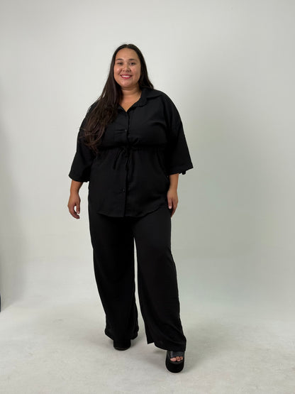 Pantalón Palazzo – Negro Plus