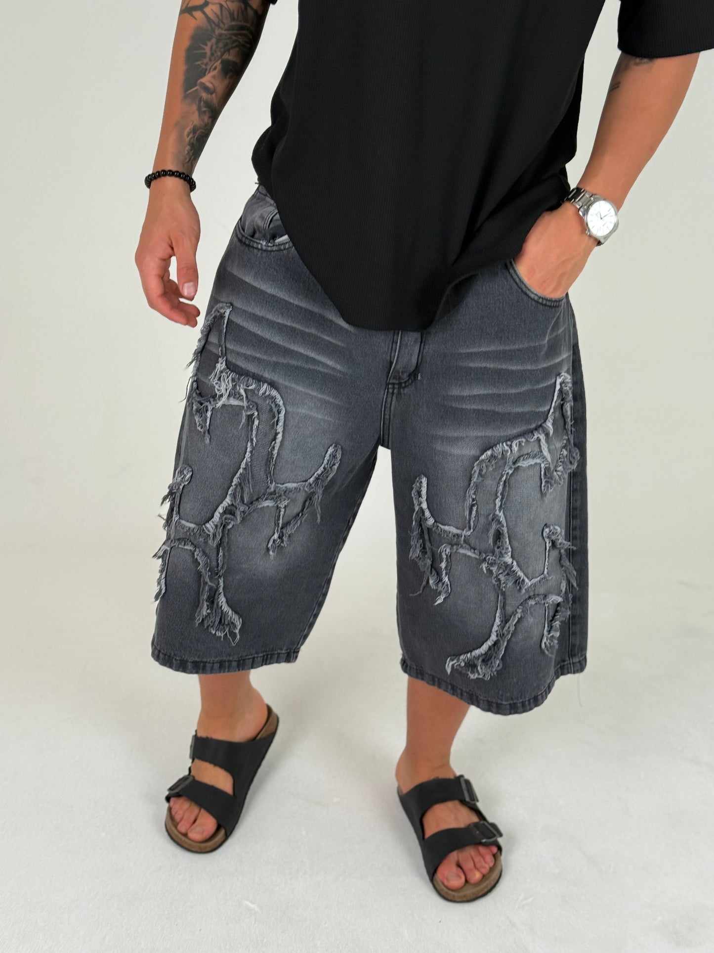 Bermuda Oversize Trash Grey