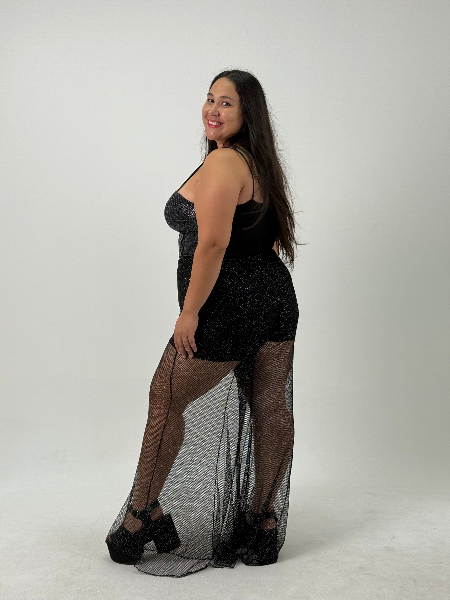 Top Brilloso Plus Size