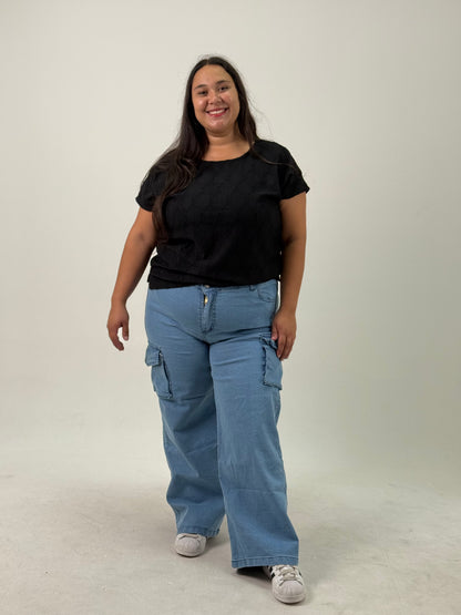 Jean Cargo Plus Size