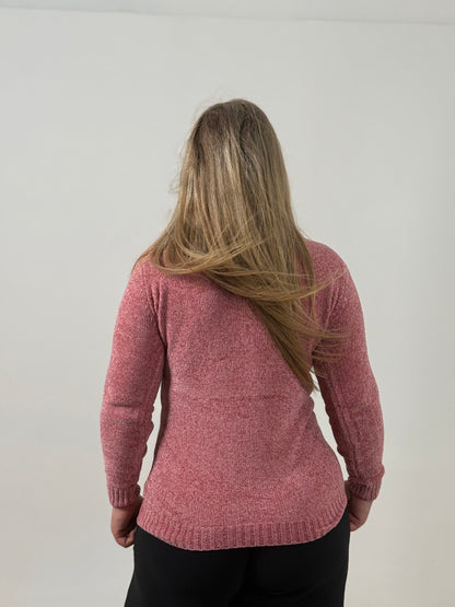 Sweater Tejido Cuello Polera Crudo – Abrigado y Clásico