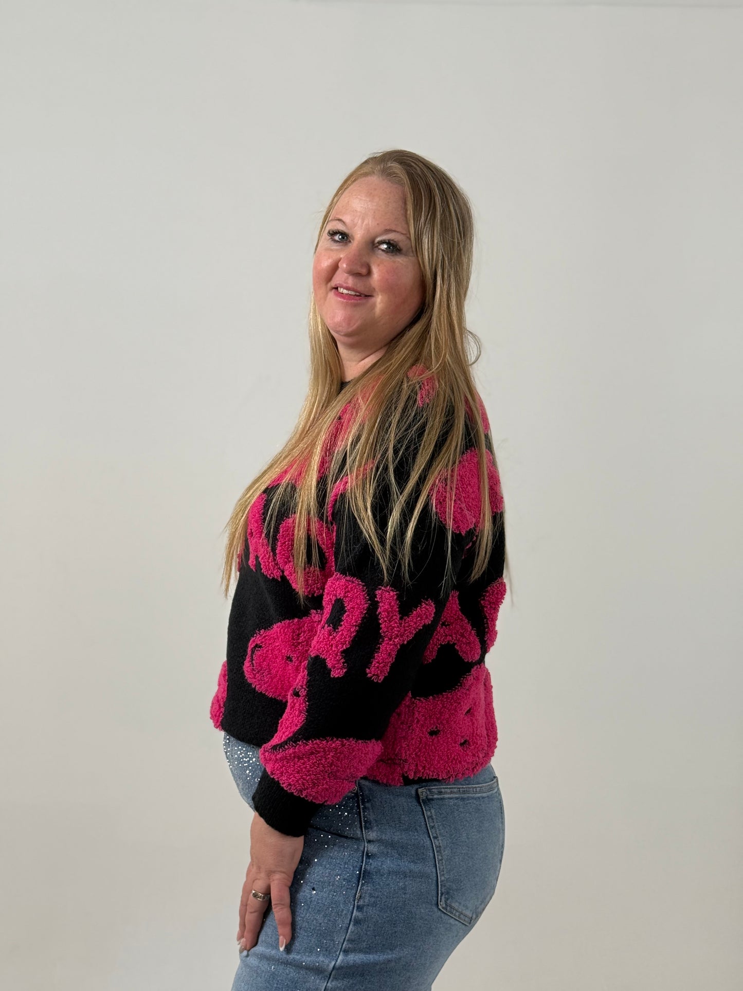 Sweater Tejido Estampado en Relieve – Súper Original y Moderno
