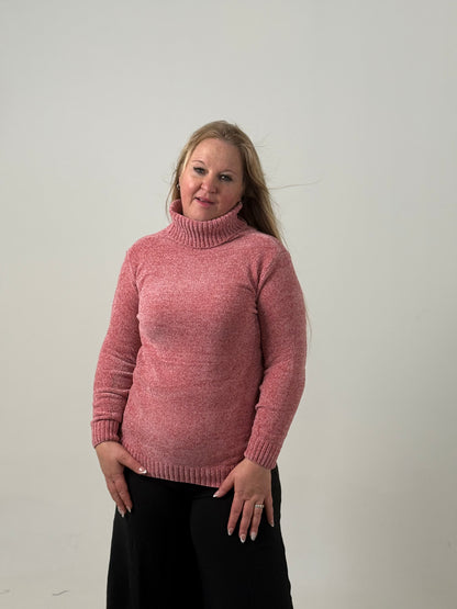 Sweater Tejido Cuello Polera Crudo – Abrigado y Clásico