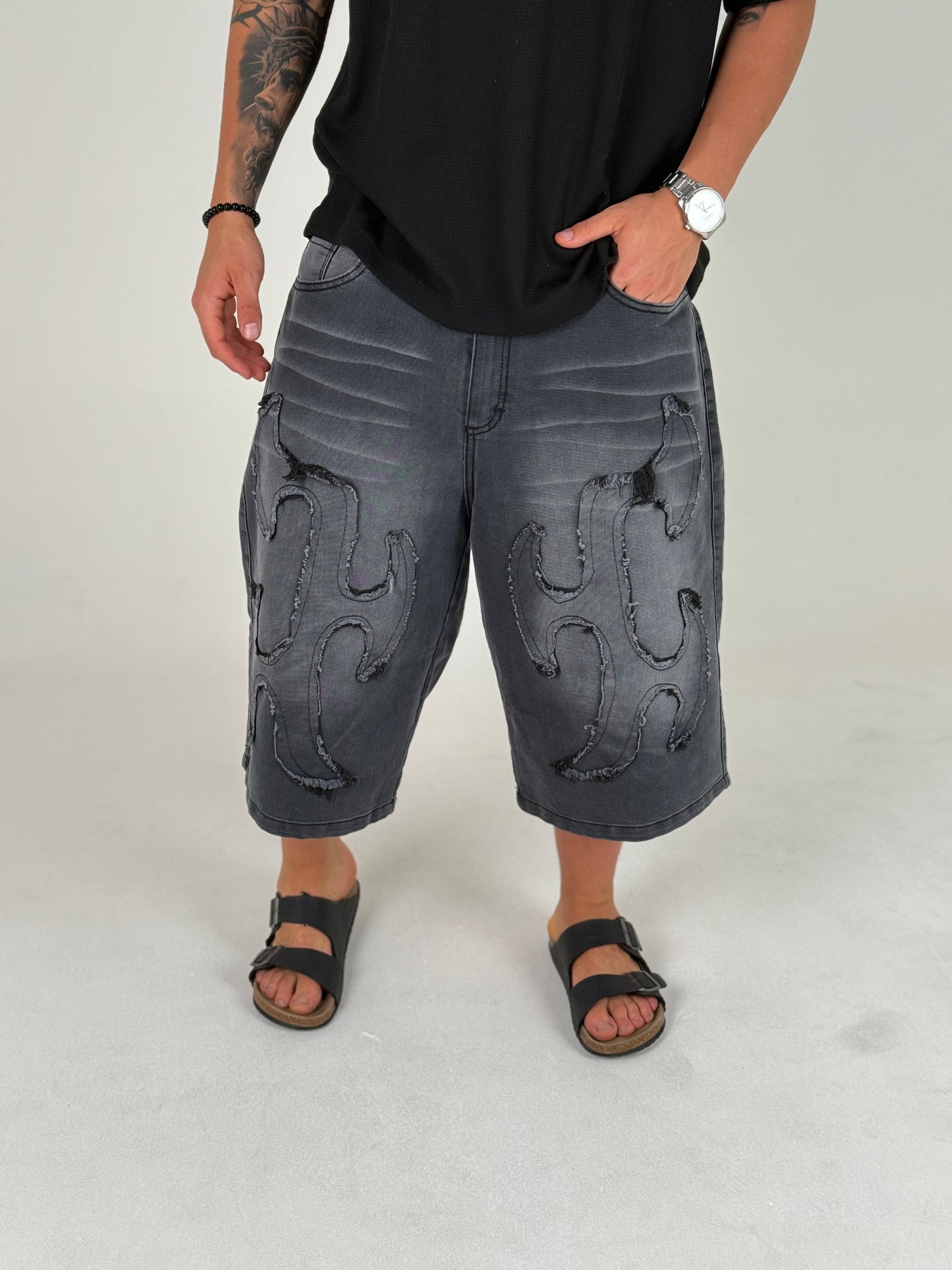 Bermuda Oversize Trash Black