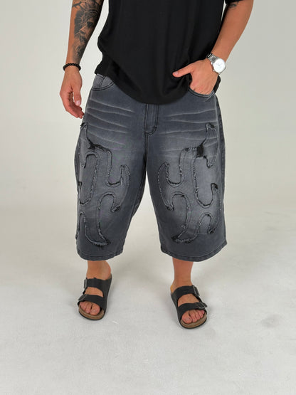 Bermuda Oversize Trash Black