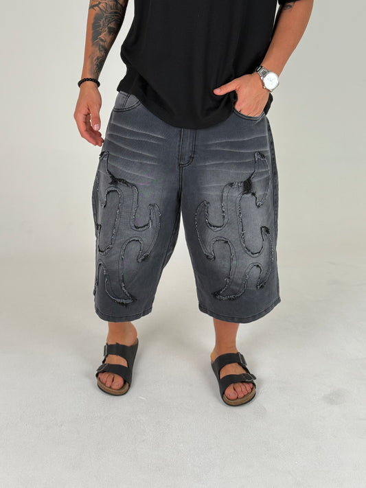 Bermuda Oversize Trash Black