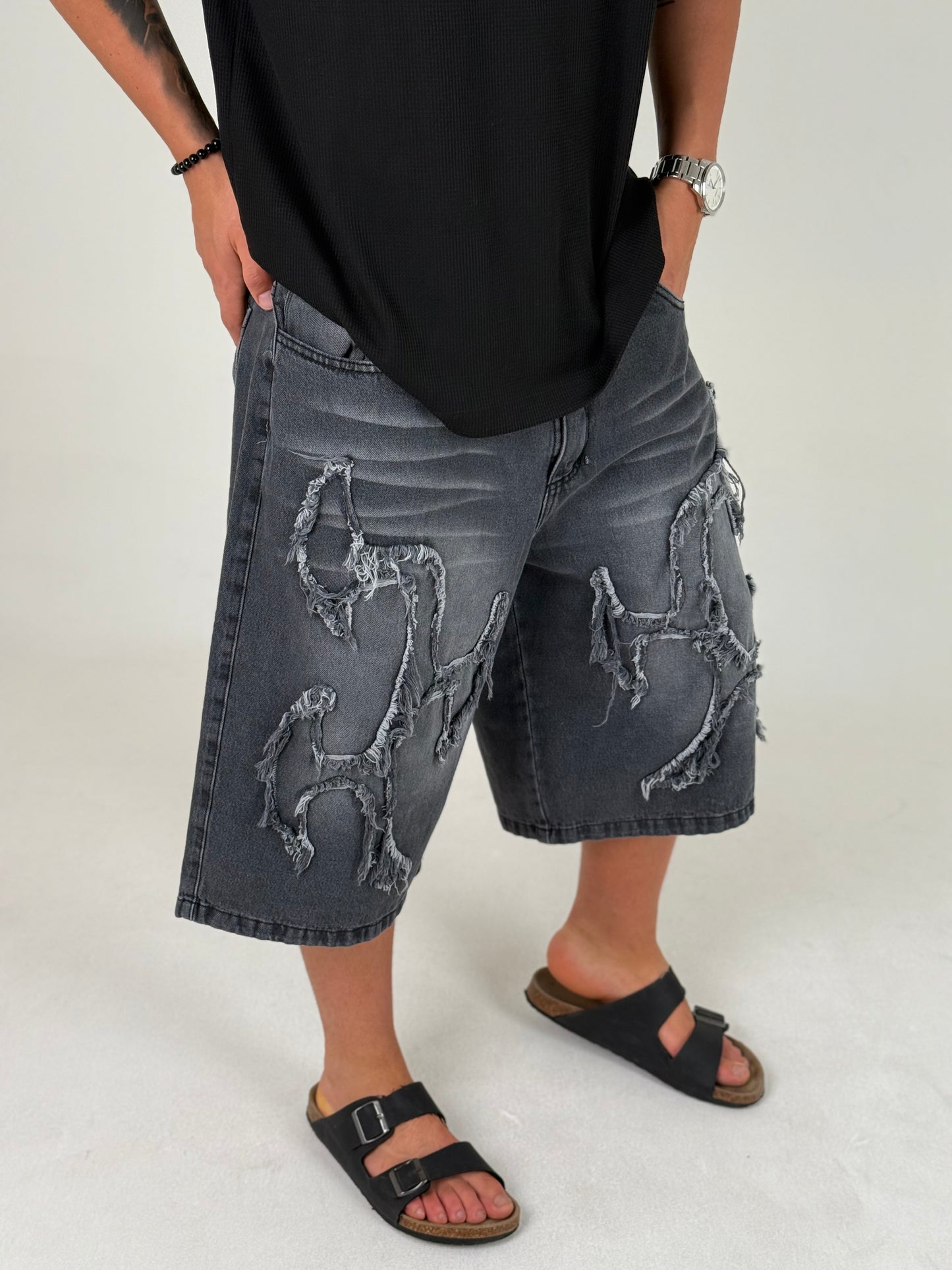 Bermuda Oversize Trash Grey