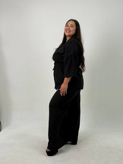 Pantalón Palazzo – Negro Plus