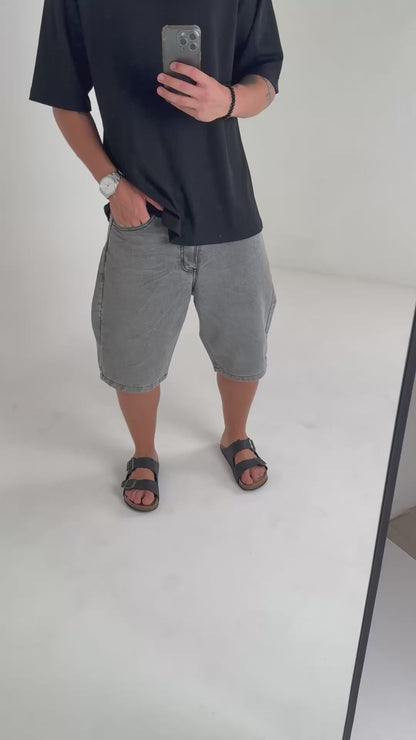 Bermuda Gris Oversize